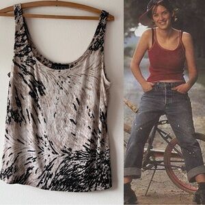 Vintage 90’s sparkle Women's tank Top size XL‎